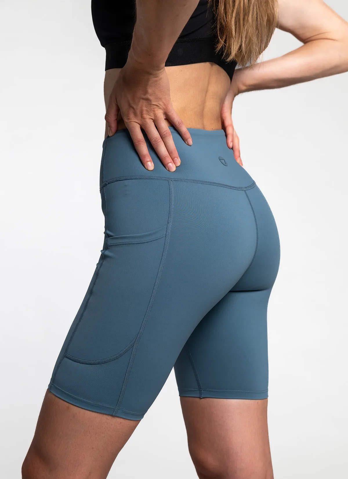 Women's Flex Half Tights - Ocean Blue