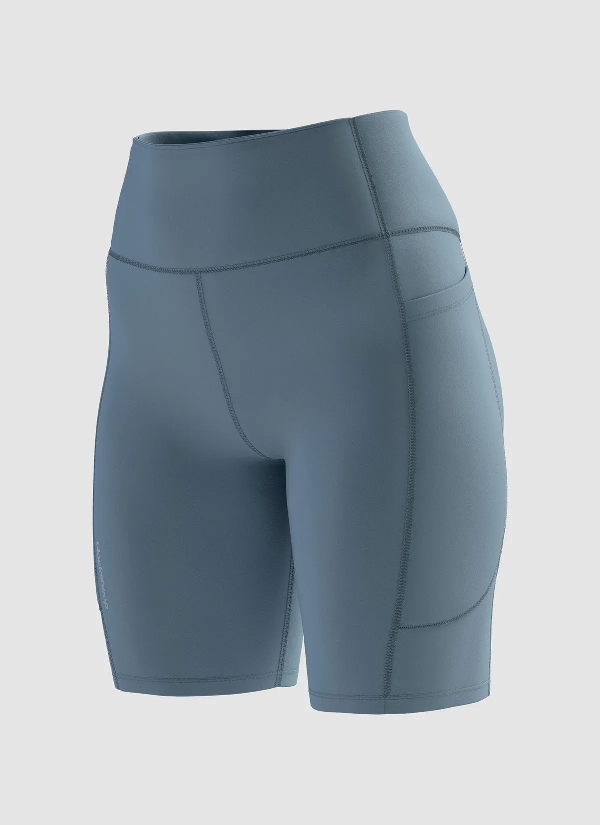 Women's Flex Half Tights - Ocean Blue