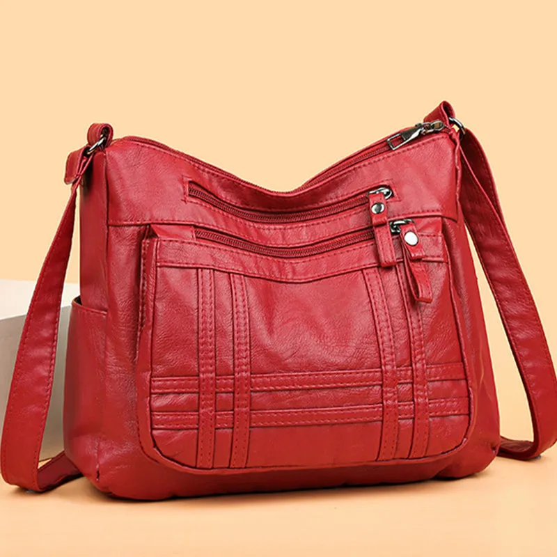 Women's Retro Soft Crossbody Bag
