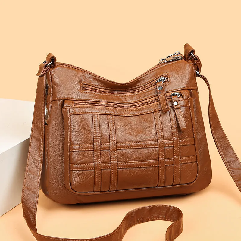 Women's Retro Soft Crossbody Bag