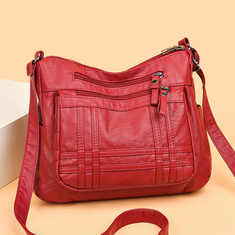 Women's Retro Soft Crossbody Bag