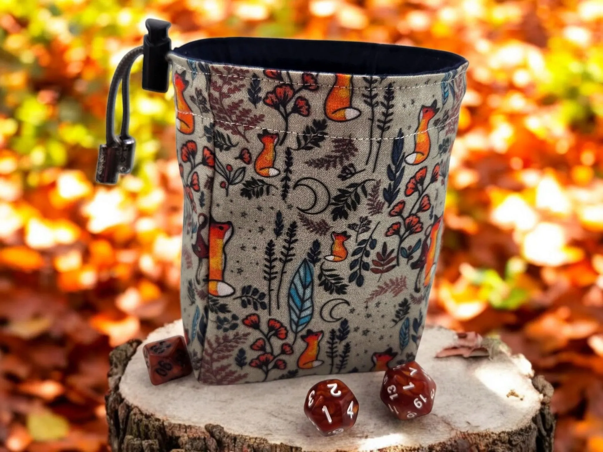 Woodland Fox dice bag