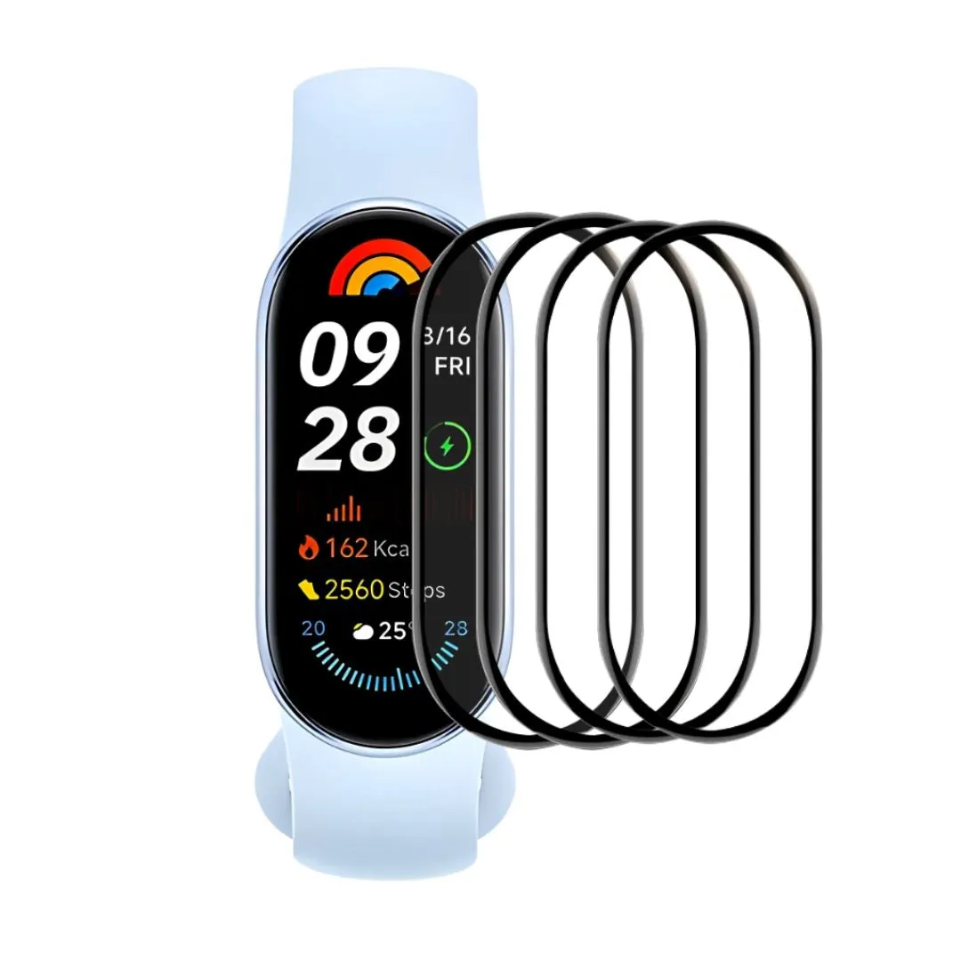 Xiaomi Smart Band 9 3D Full Coverage Soft PC Edge   PMMA HD Screen Protector Film  with Positioning Case