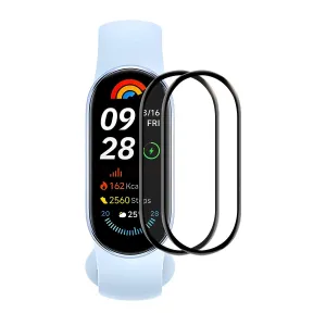 Xiaomi Smart Band 9 3D Full Coverage Soft PC Edge   PMMA HD Screen Protector Film  with Positioning Case